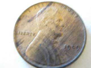 1909 VDB Lincoln Wheat Penny EF FREE SHIPPING!!!  