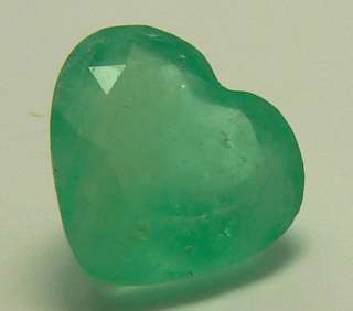 Loose Natural Colombian Emerald Heart Shape 13.06 cts  