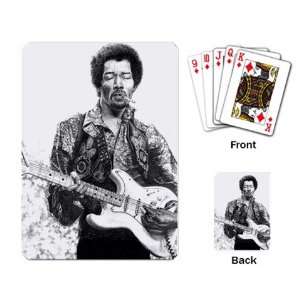  Jimi Hendrix Playing Cards Single Design Sports 