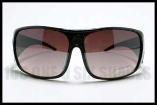 FLEUR DE LIS Designers Oversized Sunglasses BLACK New  
