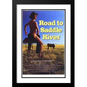 Road to Saddle River 20x26 Framed and Double Matted Movie Poster   A 
