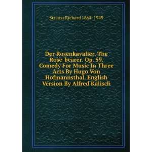  Der Rosenkavalier (9785874533892) Strauss Richard Books