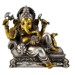  Ganesha (Ganesh), Elephant God of Success Statue, Tibetan 