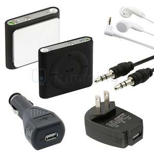 Accessory Pack for iPod shuffle 4G 4th Gen Case+Car+Home Charger 