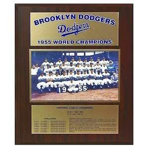  MLB Dodgers 1955 World Series Plaque: Sports & Outdoors