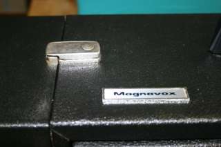   MAGNAVOX PORTABLE RECORD PLAYER 16,33,45,78 RPMS FROM ENGLAND  