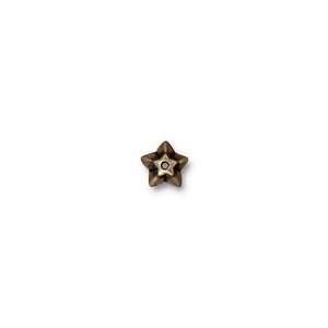   Brass (plated) Star Bead Cap 3x8mm Findings: Arts, Crafts & Sewing