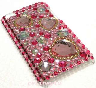 Bling Rhinestone Back Cover Case For iPod Touch 4th Gen  