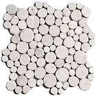   White Moon Mosaic Tile, Box of 10 sq. ft. for Showers, Flooring & More