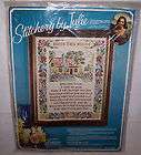 BLESS THIS HOUSE Paragon Stamped Cross Stitch Kit #A5002 Julie Nixon 