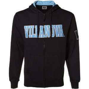 Villanova Wildcats Navy Blue Classic Twill Full Zip Hoody Sweatshirt 