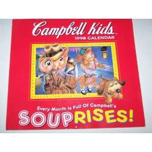  Campbell Kids 1998 Souprises Calendar 
