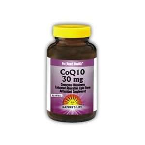  Natures Life CoQ10 Lipid Form 30 mg 60 Softgel Health 
