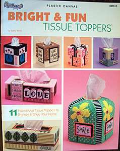 Plastic Canvas BRIGHT & FUN Tissue Toppers Project Book  