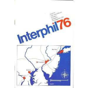 Seventh USA International Philatelic Exhibition Interphil76, Program 