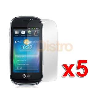 Clear LCD Screen Protector Covers for Dell Aero Phone  