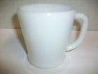 Vintage Fire King Oven Ware 12 Milk Glass Coffee Mug Cup D Handle