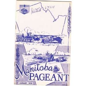  Manitoba Pageant 1958  January Manitoba Pageant Books