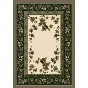 Signature Collection Ivy Valley Opal Floral Nylon Area Rug 3.90 x 5.40 