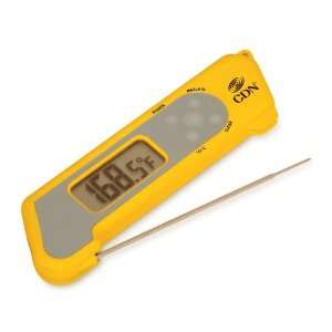CDN Quick Read Folding Thermocouple Thermometer (Yellow)   Great for 