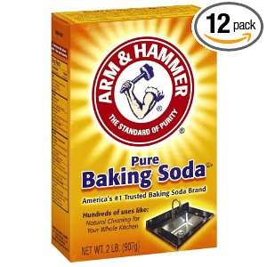 Arm & Hammer Baking Soda, 32 Ounce Boxes (Pack of 12)  