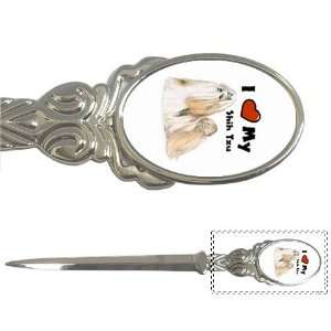  I Love My Shih Tzu Letter Opener: Office Products
