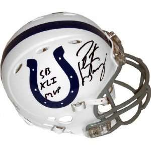 Peyton Manning Indianapolis Colts Autographed Revolution Replica Mini 