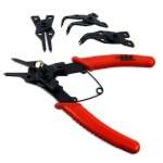in 1 Snap Ring Circlip E Clip Retaining Ring Pliers Set   Soft Grip