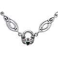 Sterling Silver Celtic Claddagh Necklace