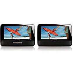   inch Dual Screen Portable DVD Player (Refurbished)  Overstock