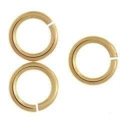 Goldfill Jumplock 18 gauge 6 mm Jump Rings (Pack of 10)   
