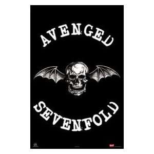  Avenged Sevenfold Music Poster  Winged Skull