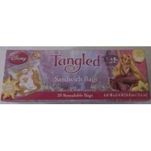   Tangled Plastic Resealable / Personalize Bags (20): Toys & Games