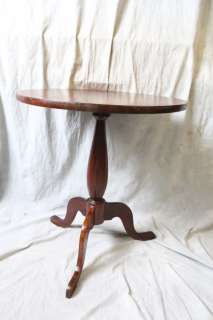 L274 ANTIQUE MAHOGANY CHIPPENDALE STYLE TEA TABLE  