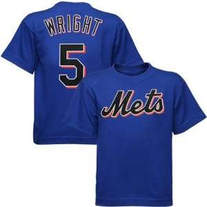 Majestic New York Mets #5 David Wright Preschool Royal Blue Player T 