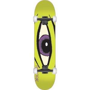  Toy Machine Sect Eye Complete Skateboard   8.0 Lime w/Mini Logo 