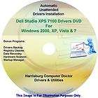 dell studio xps 7100 drivers restore recovery dvd disc returns