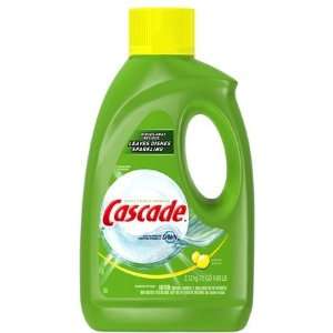  Cascade Gel Dishwasher Detergent Lemon Scent 75 oz. (Pack 