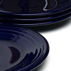 Fiesta Dinner Plates in Cobalt Blue (Set of 4)  