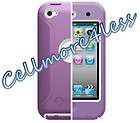 Otterbox iPod Touch 4th 4 Gen White Purple Defender Case