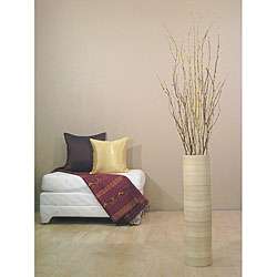   with 27 inch Natural Bamboo Cylinder Floor Vase  Overstock