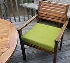 OUTDOOR TEAK PATIO CHAIR CUSHION   CHOOSE TOMMY BAHAMA FABRIC SOLIDS 