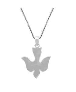 Sterling Silver Dove Bird Necklace  
