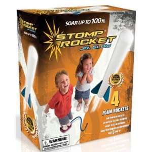    Stomp Rocket Jr Glow with 4 Foam Rockets Novelty Toys & Games