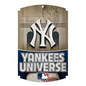 New York Yankees Wood Sign Graphics Antique Matte Finish 