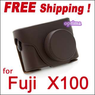 Leather case bag cover for Fuji LC X100 Finepix X100 Br  