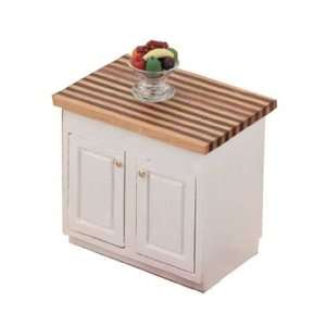   Miniature The Kitchen Collection   Center Island Cabinet: Toys & Games