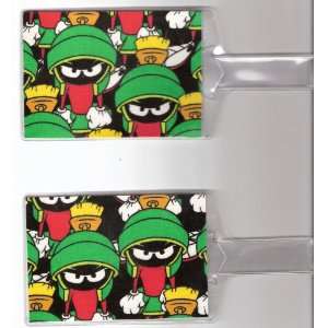  Set of 2 Luggage Tags Made with Marvin the Martian All 