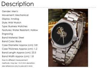  mechanical display analog style wrist watch type business watches 