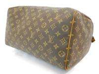 USED Louis Vuitton Monogram Speedy 35 Handbag M41524 Auth Free 